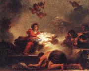 Jean-Honore Fragonard Adoration of the Shepherds oil painting on canvas